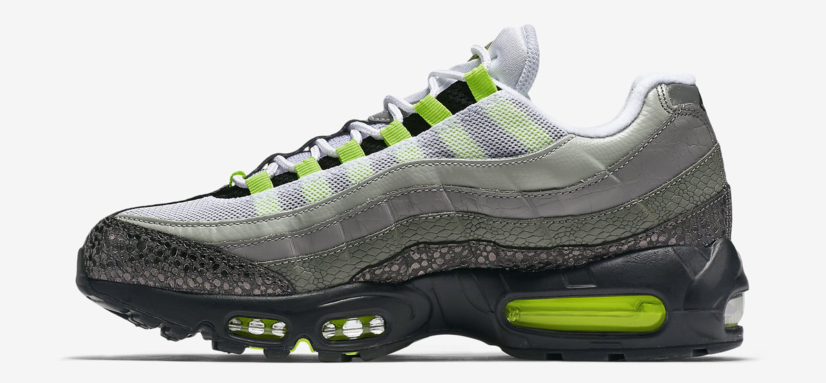 nike air max 95 lime green and grey