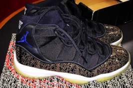 custom jordan 11 space jam