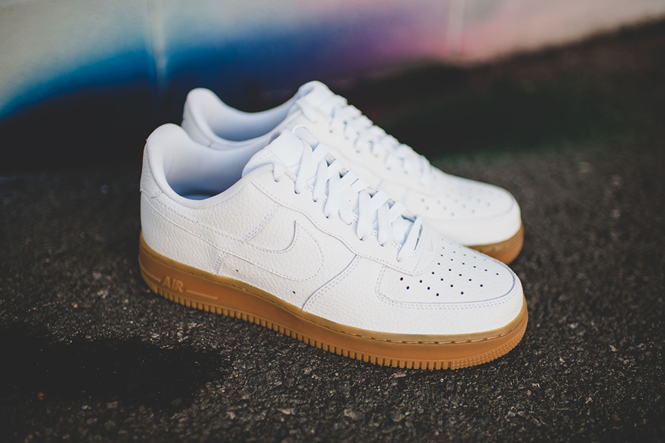 Nike Air Force 1 Low White Gum Sneaker Bar Detroit