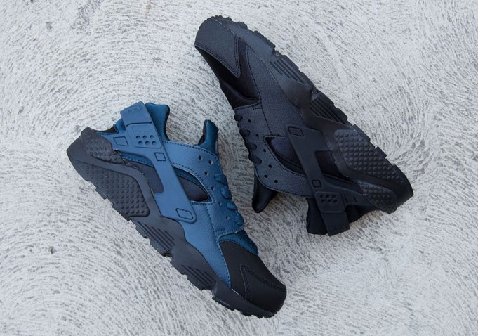 Nike Huarache Black Blue Nike Huarache Black Blue