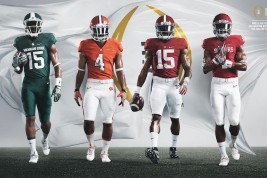 Nike Reveals College Football Playoff Uniforms