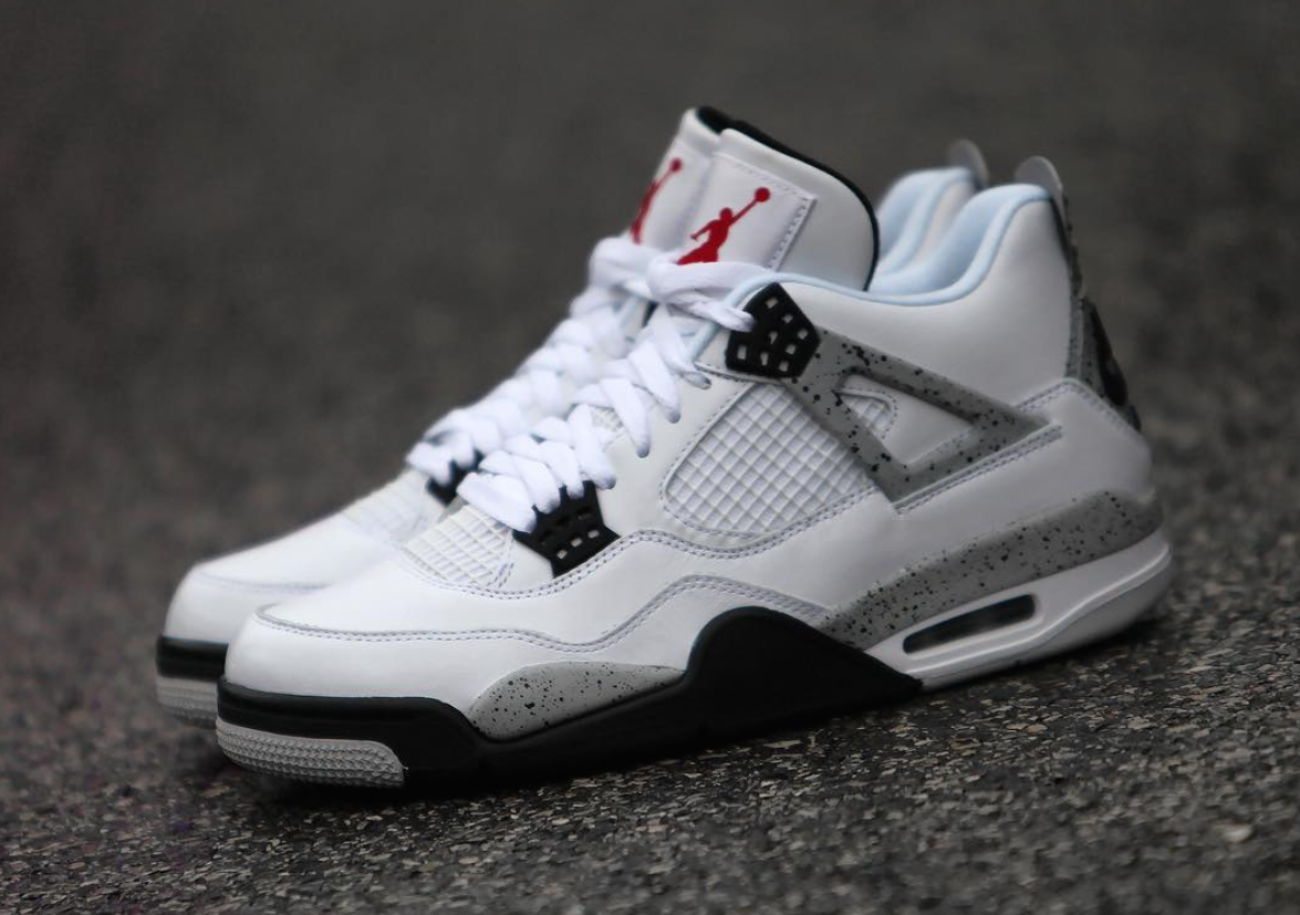 Nike Air Jordan 4 OG 89 White Cement 2016 Sneaker Bar Detroit