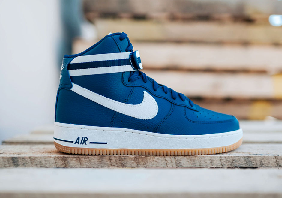 Nike Air Force 1 High Coastal Blue Sneaker Bar Detroit