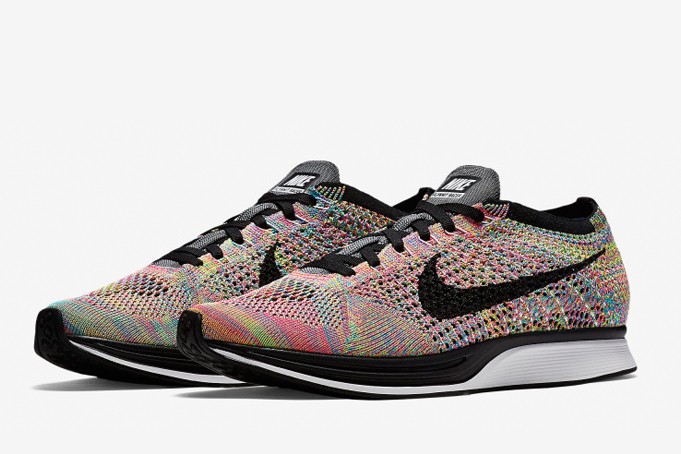 nike flyknit multicolor racer
