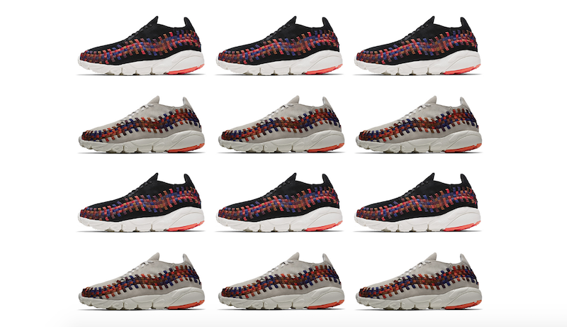 footscape woven rainbow
