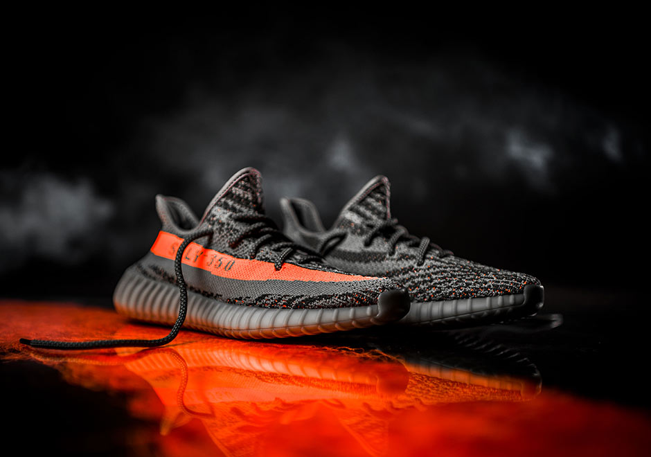 Adidas Originals Yeezy Boost 350 v2 BY 9612 Black / Red US 10