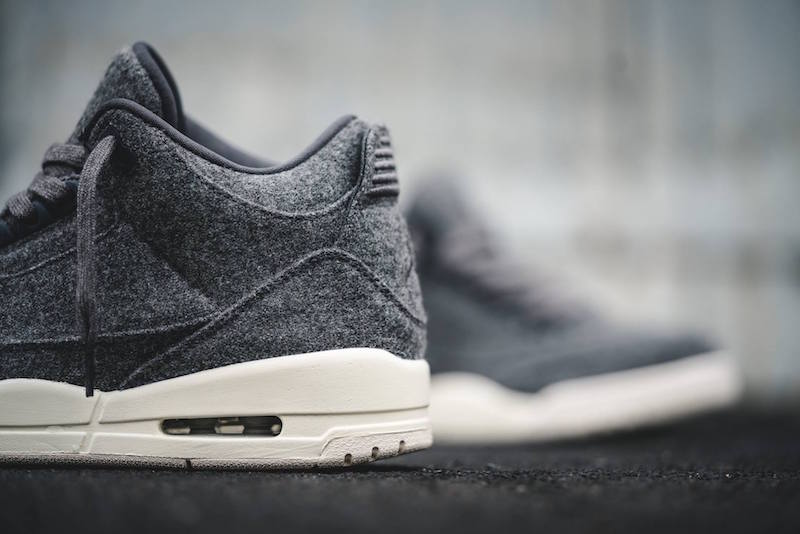 jordan 3 wool on feet