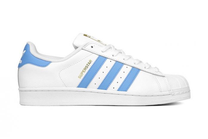 Adidas Superstar Light Blue White Sneaker Bar Detroit