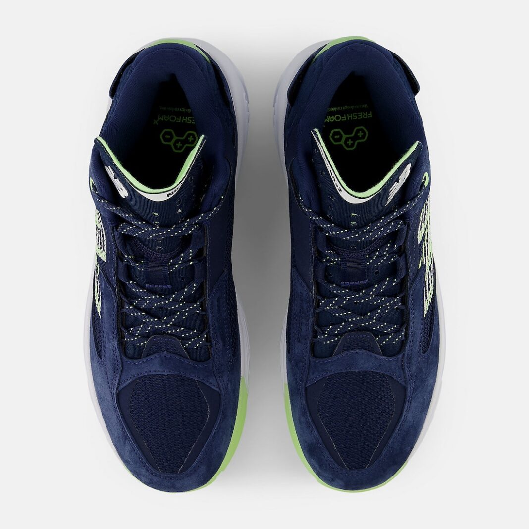 New Balance Fresh Foam Bb V Navy Green Bbfrshc