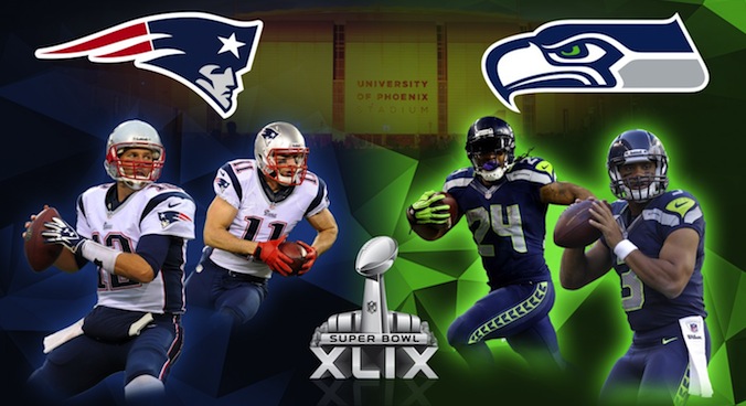 Patriots vs Seahawks Super Bowl 2015