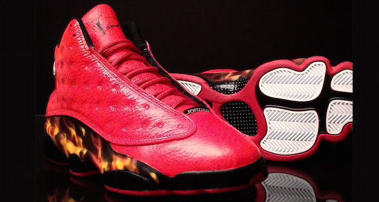 arcilla Touhou coreano Air Jordan 13 "Miami Heat" Custom | SBD