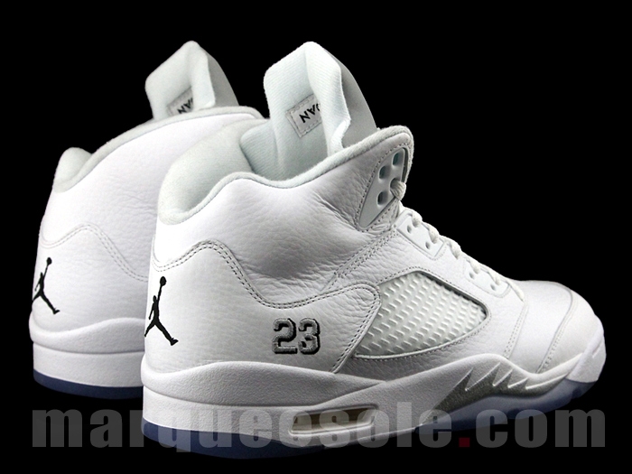 Jordan 5 White Metallic 