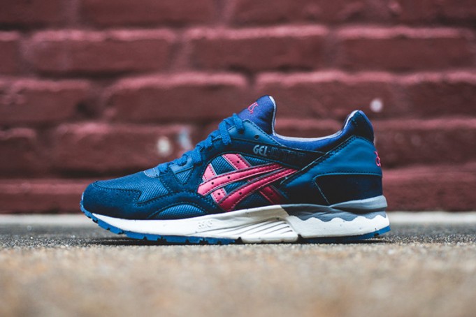 asics gel lyte navy burgundy
