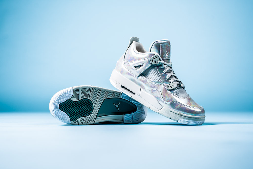 Girls Air Jordan 4 Retro Pearl (2)