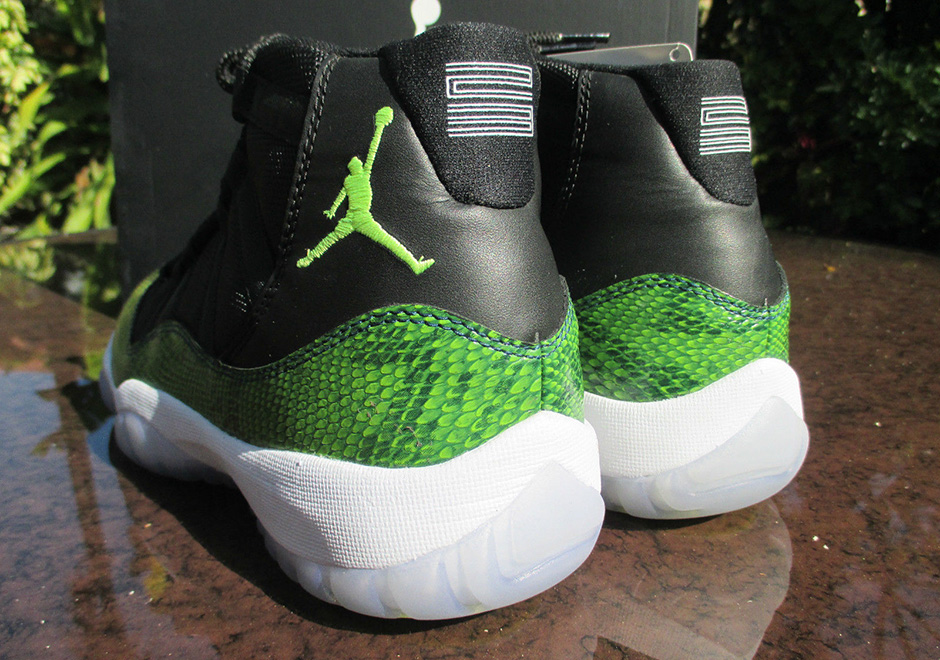 green and black 11s