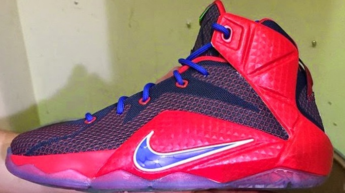 LeBron 12 Red Blue