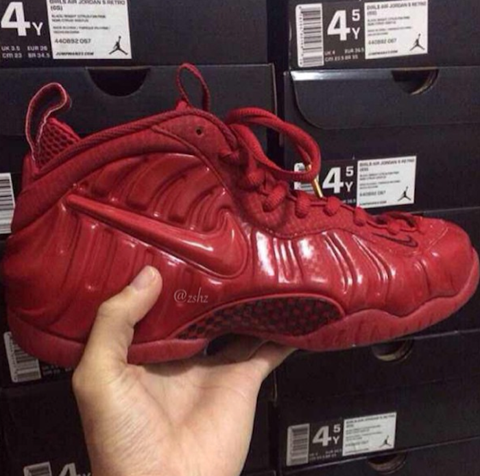 Nike Air Foamposite Pro Gym Red Black
