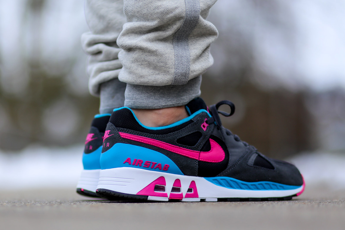 hot pink and blue nikes