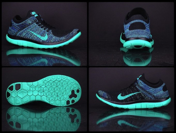 nike free 4.0 flyknit black