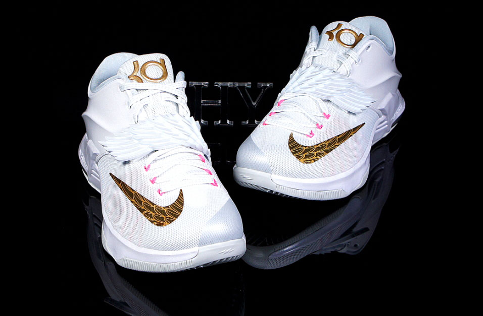Release Date - Nike KD 7 Aunt Pearl - nike air force 1 high 07 white racer  royal blue