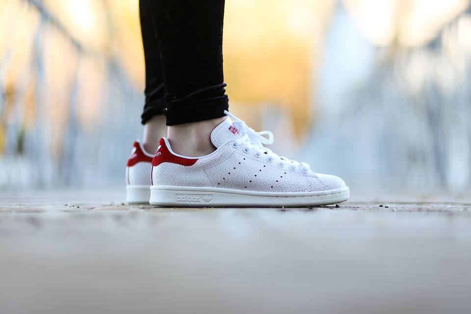 stan smith red back