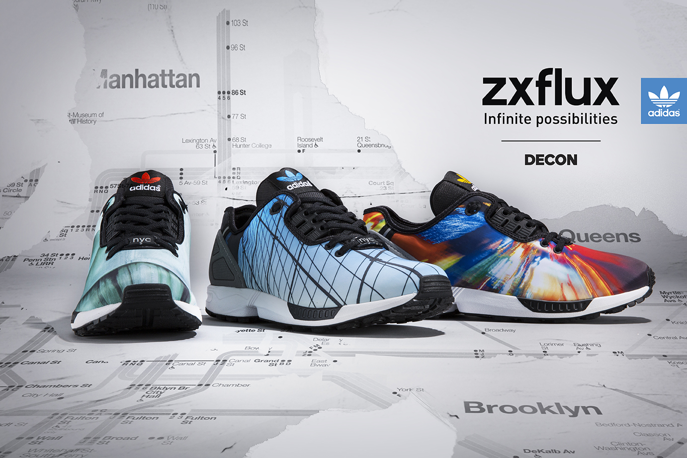 adidas ZX Flux Decon NYC Pack 