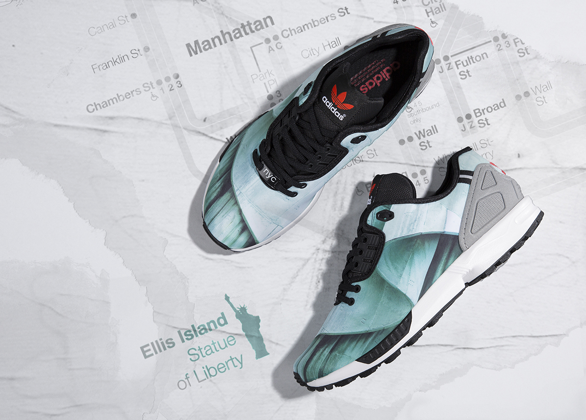 adidas ZX Flux Decon NYC Pack Statue Liberty 