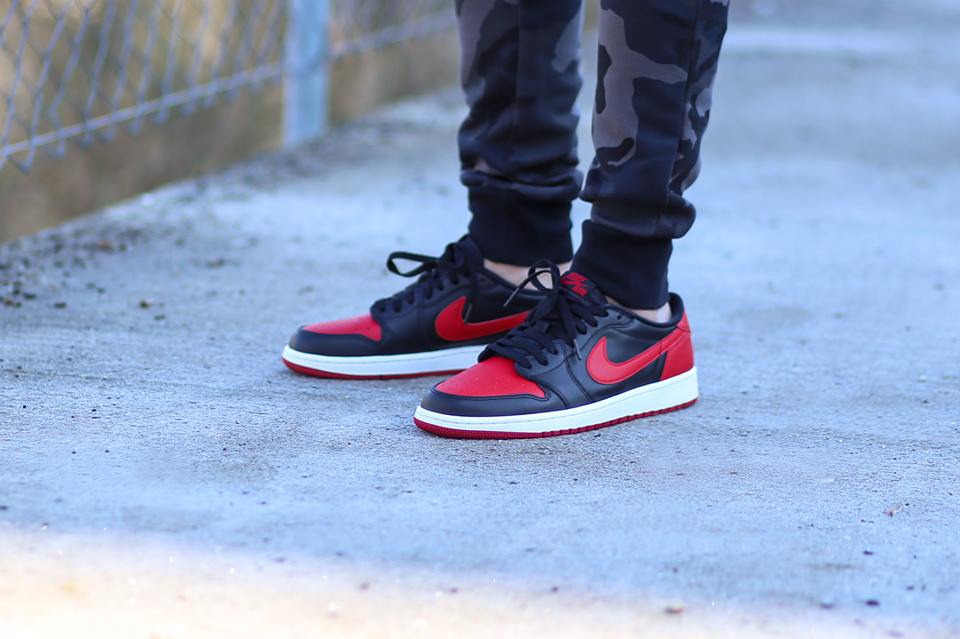 jordan 1 bred low on feet