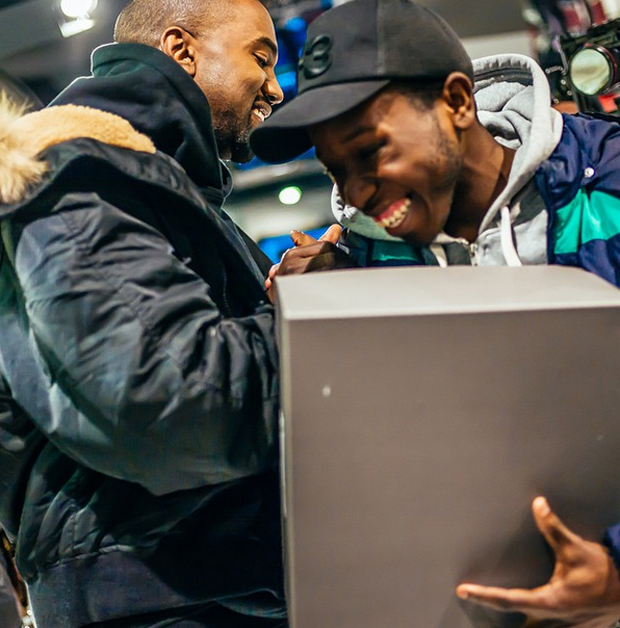 Kanye West Delivers Yeezy Boost
