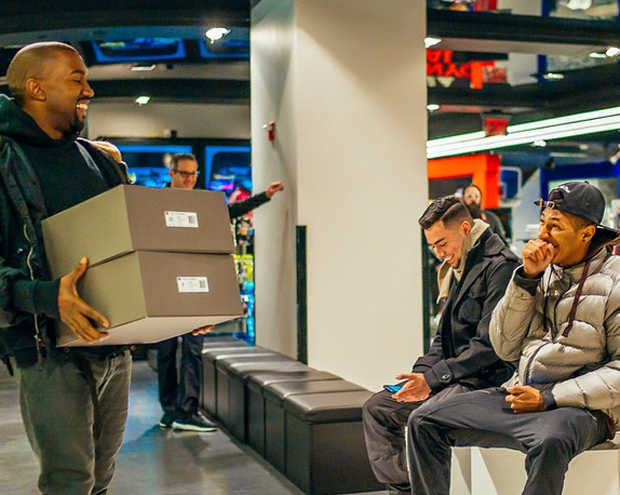 Kanye West Delivers Yeezy Boost