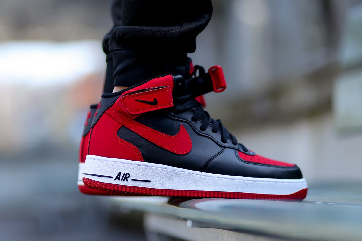 Nike Air Force 1 Mid Bred - Sneaker Bar Detroit