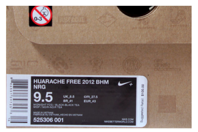 Nike Huarache Free 2012 Black History Month