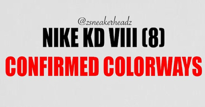 Nike KD 8 VIII Colorways (1)