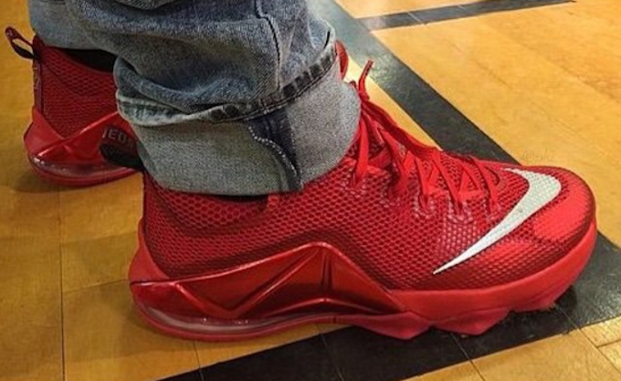 Red Nike LeBron 12 Low 