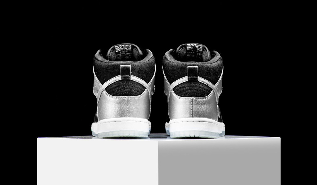 Nike SB Dunk High Tin Man Black Silver