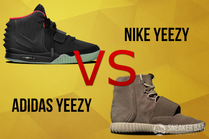 اونصة كم مل Nike Yeezy vs adidas Yeezy اونصة كم مل