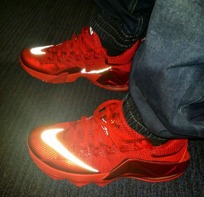 Red LeBron 12 Low
