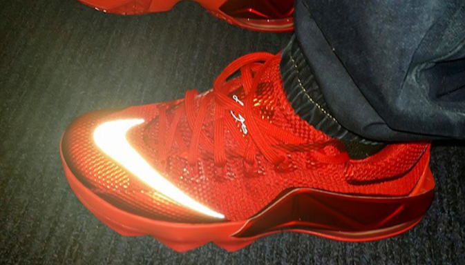 Red LeBron 12 Low
