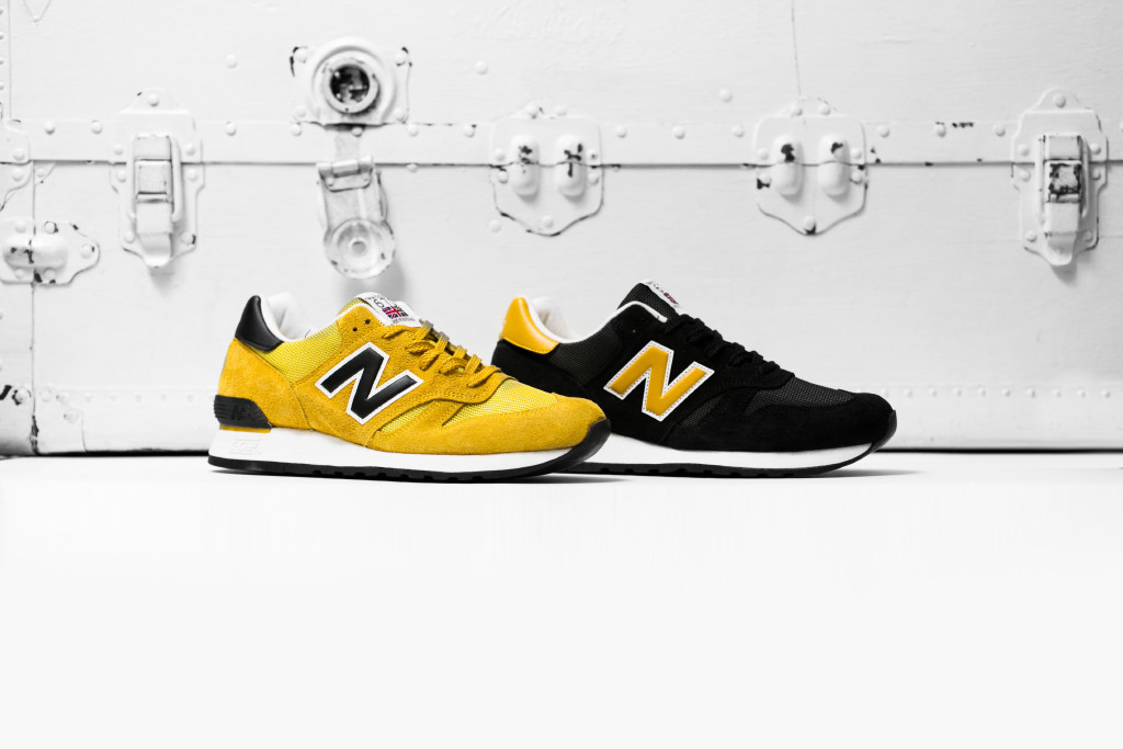 new balance yellow and black