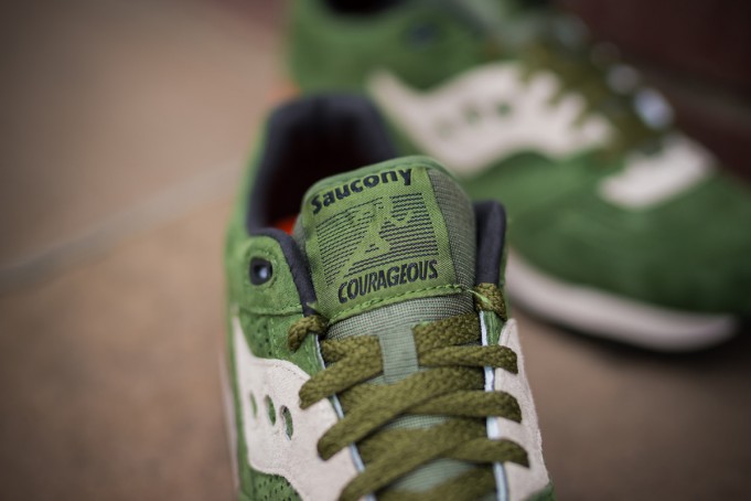 saucony orange grey