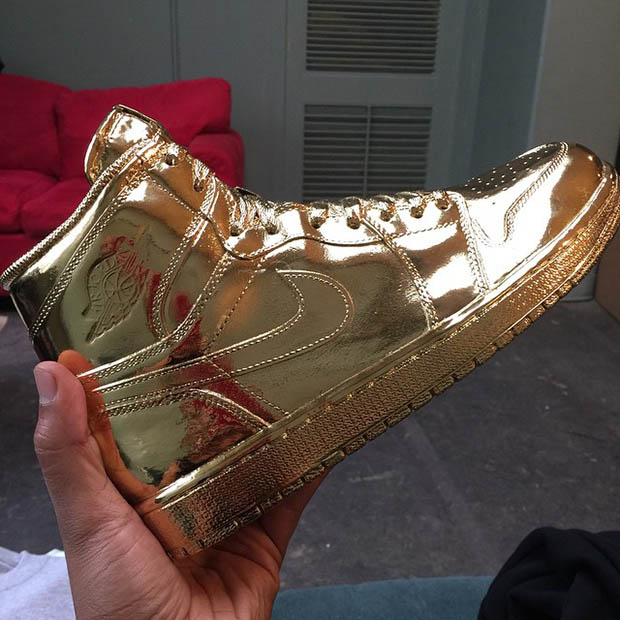 Air Jordan 1 Metallic Gold Ludacris