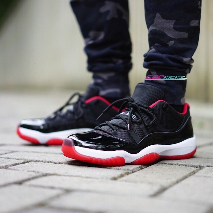 jordan 11 bred with jeans