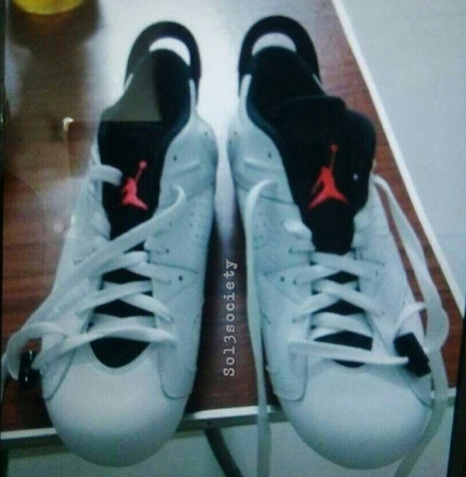 Air Jordan 6 Low White Infrared 