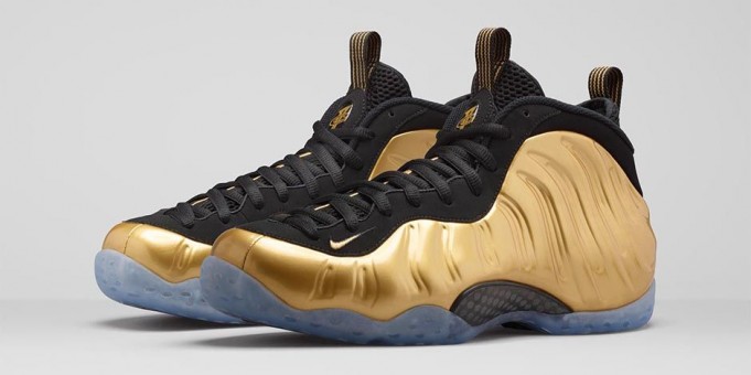 Nike Air Foamposite One Metallic Gold 2015