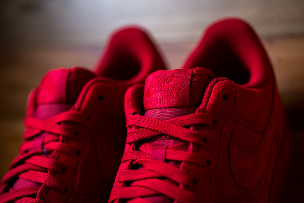 Nike Air Force 1 Low Red Suede