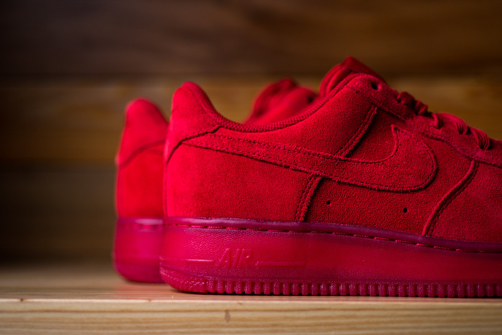 nike air force 1 low gym red suede