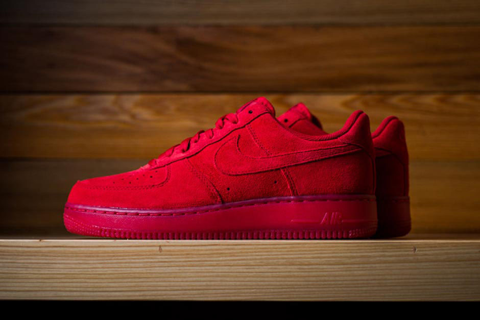 Nike Air Force 1 Low Red Suede - Sneaker Bar Detroit