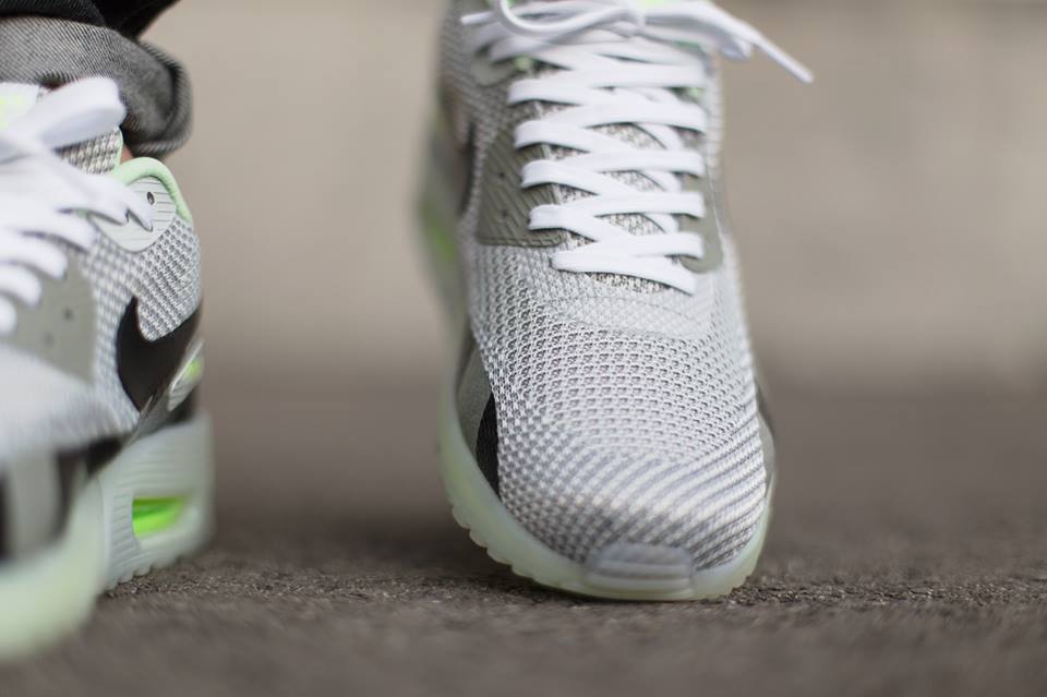 Nike Air Max 90 Knit Jacquard ICE Grey Mist - Sneaker Bar Detroit
