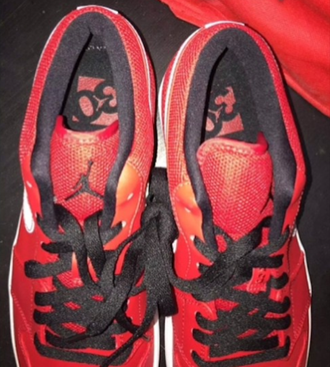 Air Jordan 1 Low Red Black White - Sneaker Bar Detroit