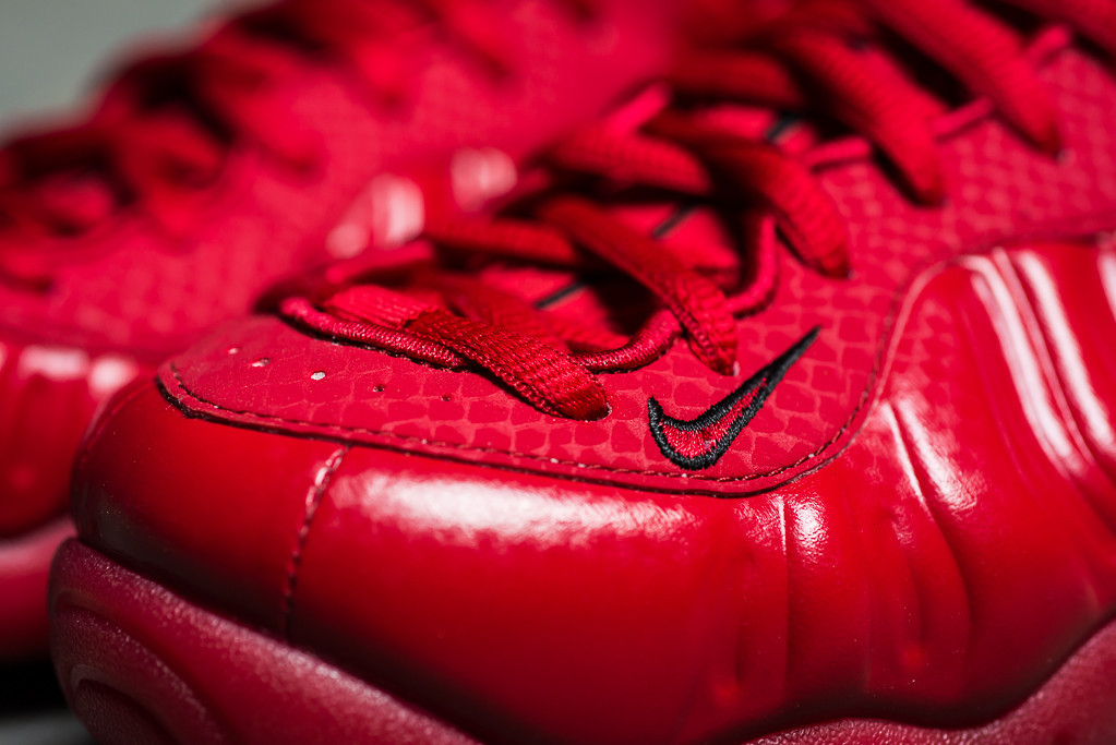 All Red Nike Air Foamposite Pro Red October 